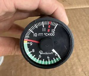 Beechcraft 100-380008-7 ITT Indicator Weston 521859 King Air